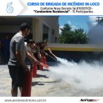 Curso Brigada de Incêndio In-Loco Conforme Novo Decreto 56.8192011CB -''Condomínios Residencial'' - 15 Participantes - 60092