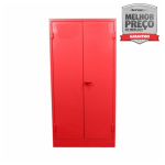 Armário Corta Fogo tipo Standard - Duas Portas 200 x 100x 45cm Vermelho Combustível Classe III - MH377