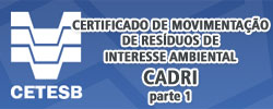 Certificado de Movimentação de Resíduos de Interesse Ambiental CADRI