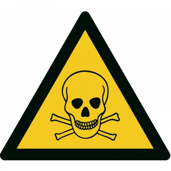 Placa de Sinalização - Alerta Risco de Explosao por Produto Tóxicos 20x20cm A7 - PF877